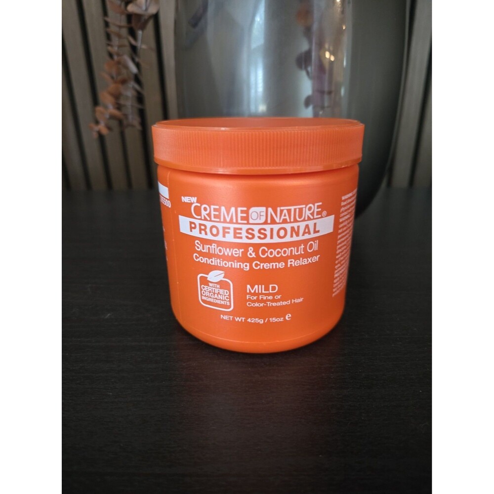 Creme of Nature Sunflower & Coconut Oil Conditioning Creme Relaxer (MILD) 15 Oz